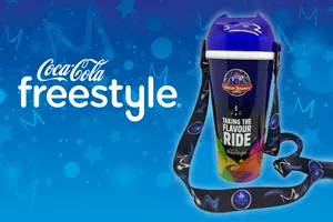 Coca-Cola Freestyle Platinum Merlin Annual Pass exclusive lanyard